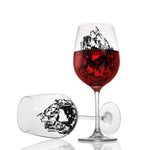 Crystal Design Wine Glass