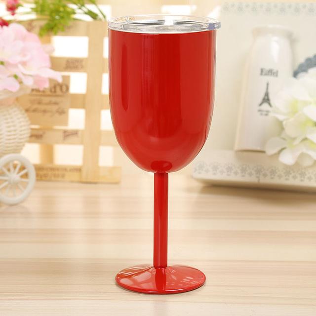 Vacuum Stainless Steel Wine Glass