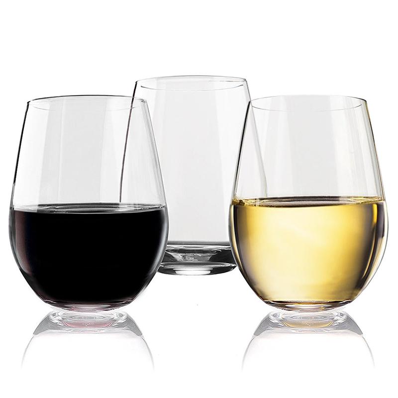 4 Piece Shatterproof Wine Glass